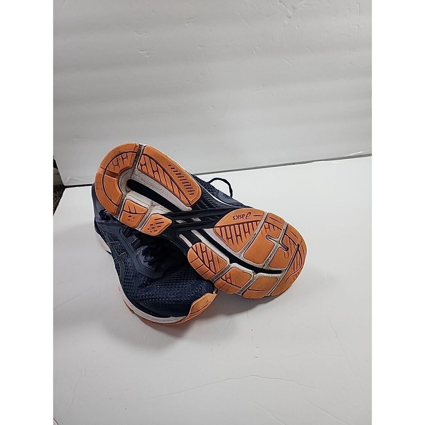 Asics Shoes Mens Size 10.5 GT-2000 6 Navy Orange Low Top Running Sneakers