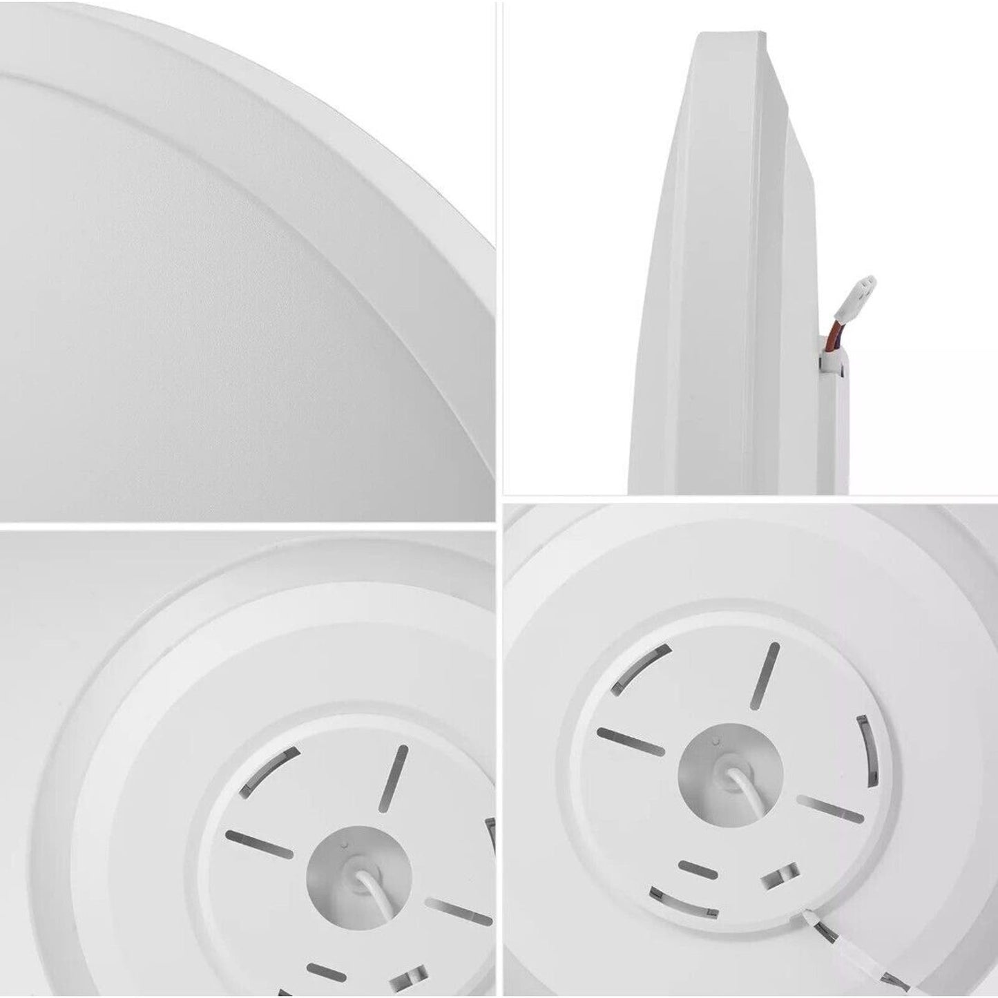 11" Flush Mount LED Fixture, 2 Pack, White, 3000K-4000K,5000K #YLXDD280-S24W