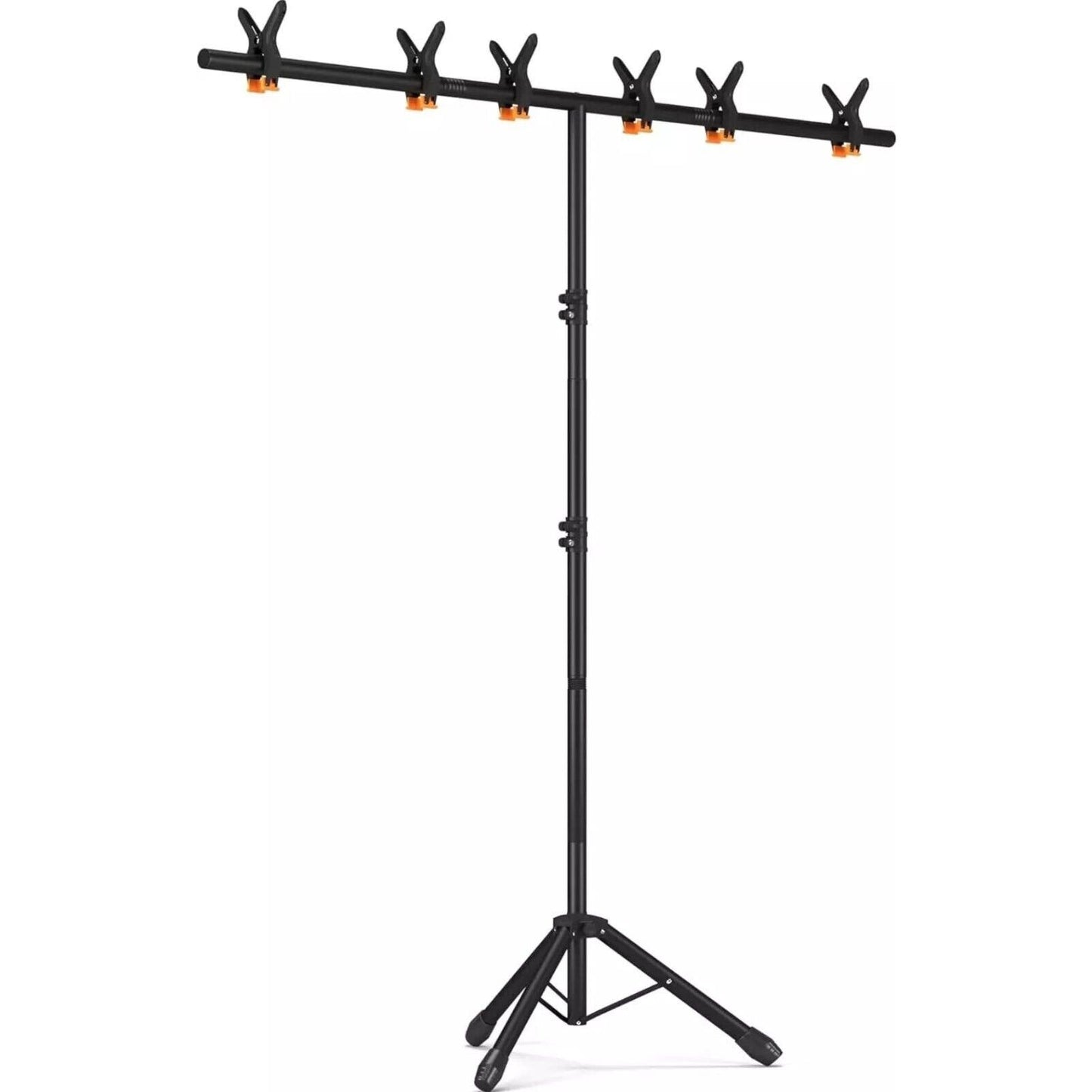 T-Shape Portable Backdrop Stand 8X5.3Ft, Adjustable Photo Background Stand Kit,