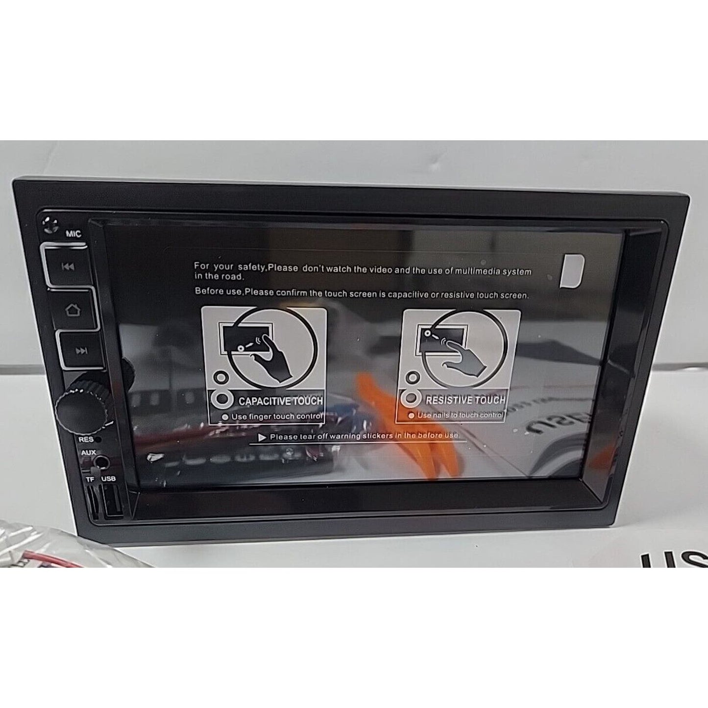 7" Double 2 DIN Car MP5 Player Bluetooth Touch Screen Stereo Radio With Backup Camera